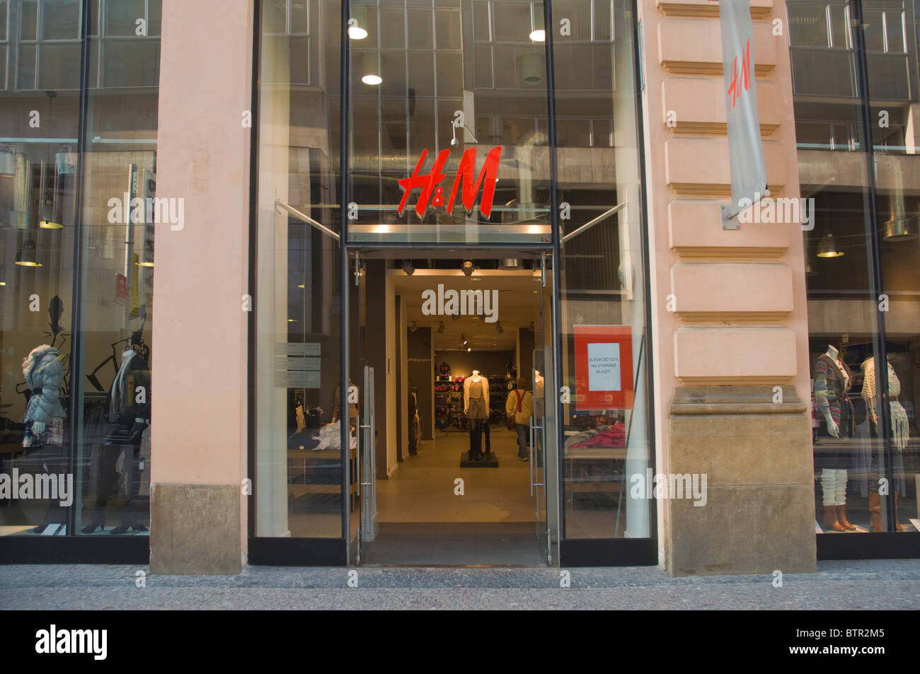 H&M clothing store exterior Vaclavske namesti square Prague Czech Republic  Europe Stock Photo - Alamy