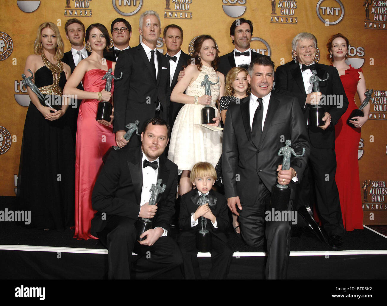PRESS ROOM - 15th Annual Screen Actors Guild SAG Awards Stock Photo