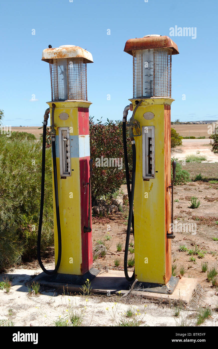 Australia, Fuel pumps Stock Photo Alamy