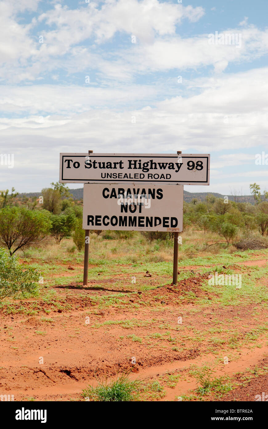 Australia, Northern Territory, Stuart Highway 98 Stock Photo