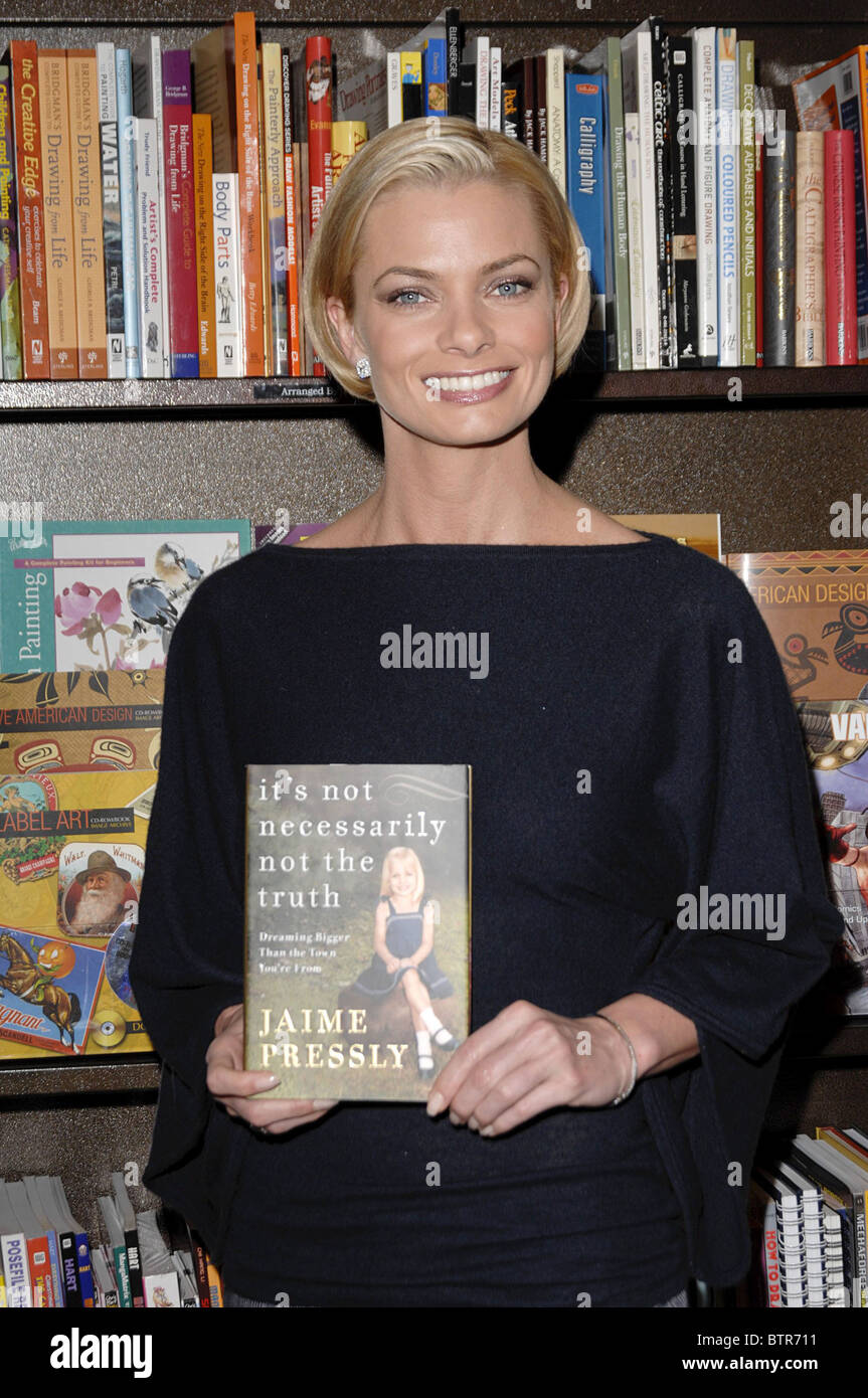 Jamie Pressly It's Not Necessarily the Truth Book Signing Stock Photo