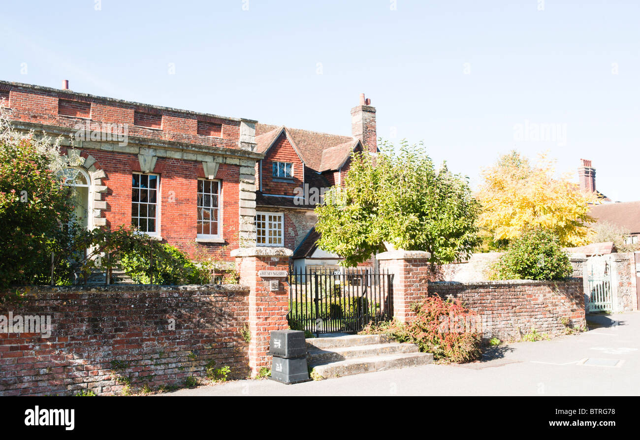 Cathedral Close in Salisbury Stock Photo Alamy