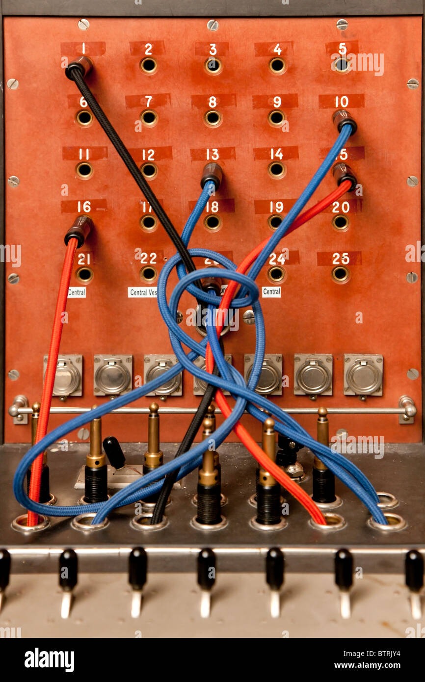 Connected to communicate Stock Photo