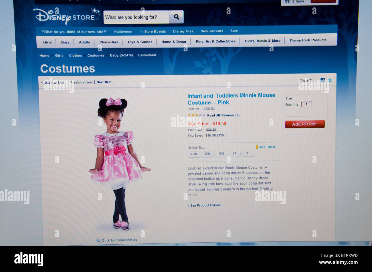 Halloween costume store website online Stock Photo Alamy