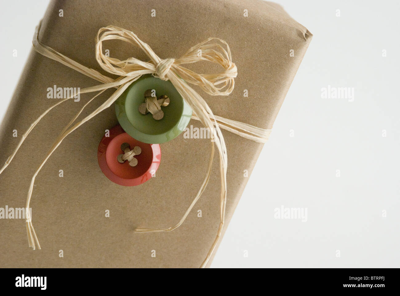 Homemade wrapped rustic brown paper hi-res stock photography and images -  Alamy