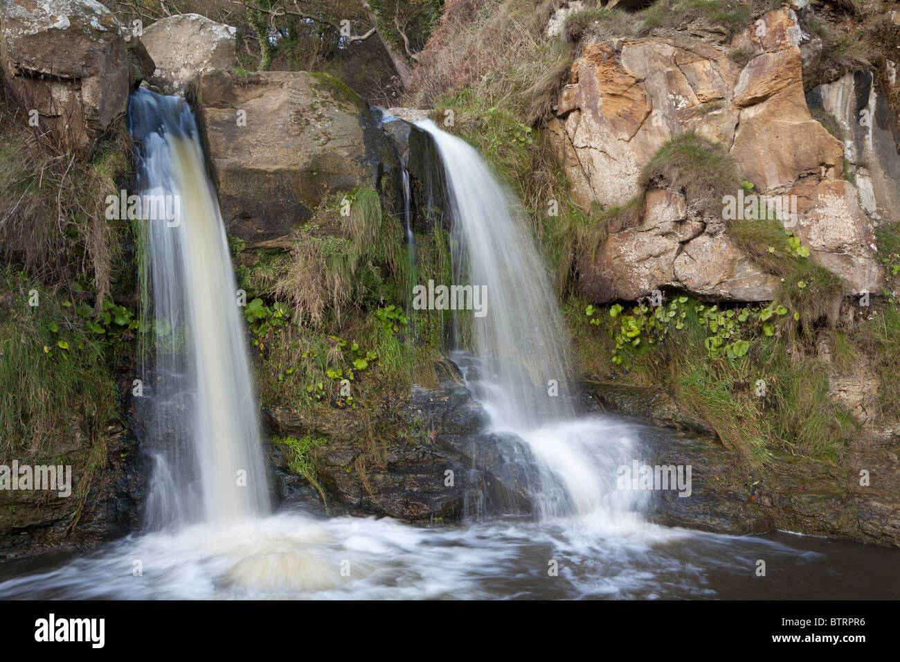 Waterfalls at Hayburn Wyke near Scarborough, North Yorkshire Stock Photo Alamy Waterfalls at Hayburn Wyke near Scarborough, North Yorkshire Stock Photo Alamy