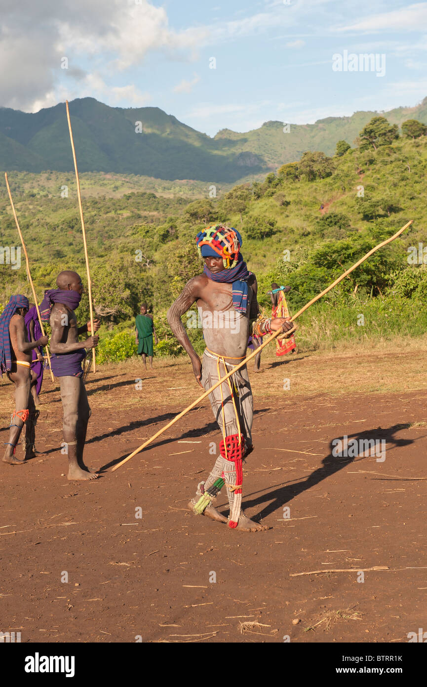 Donga stick fighting hi-res stock photography and images - Alamy