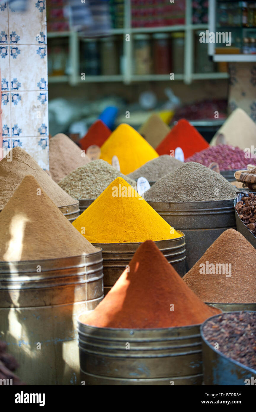 Herbs and Spices Marrakech Morocco North Africa Stock Photo Alamy