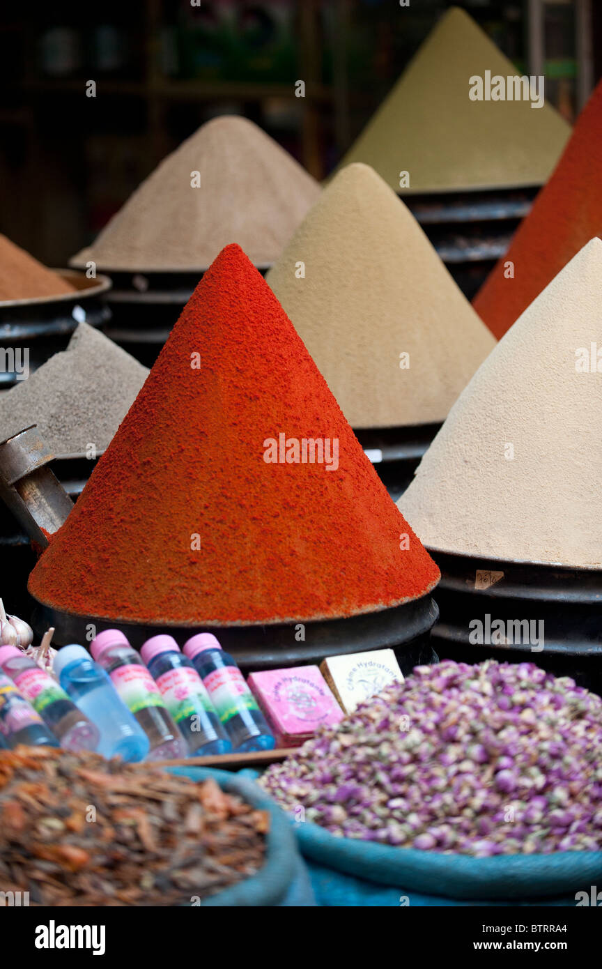 Herbs and Spices Marrakech Morocco North Africa Stock Photo Alamy