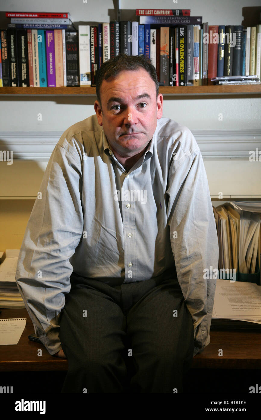 Labour MP Jon Crudass, in his office in Westminster, London UK. Stock Photo