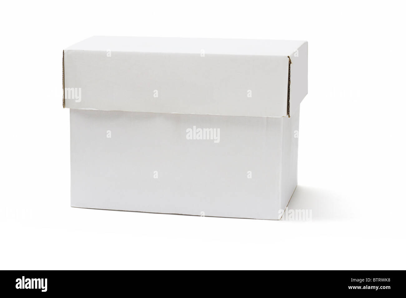 Blank white cardboard box hires stock photography and images Alamy