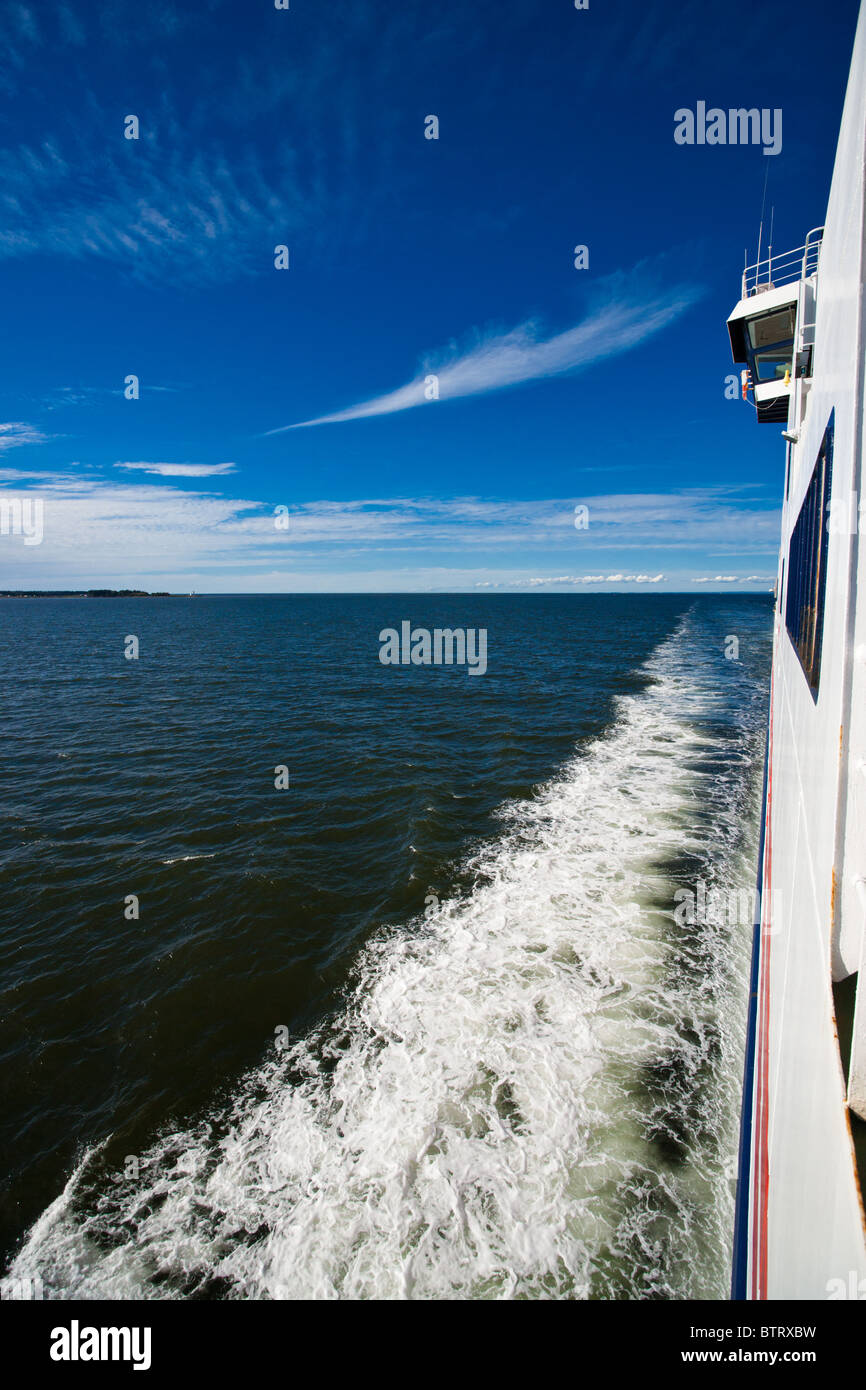 The NFL ferry Confederation operates between Wood Island and Caribou