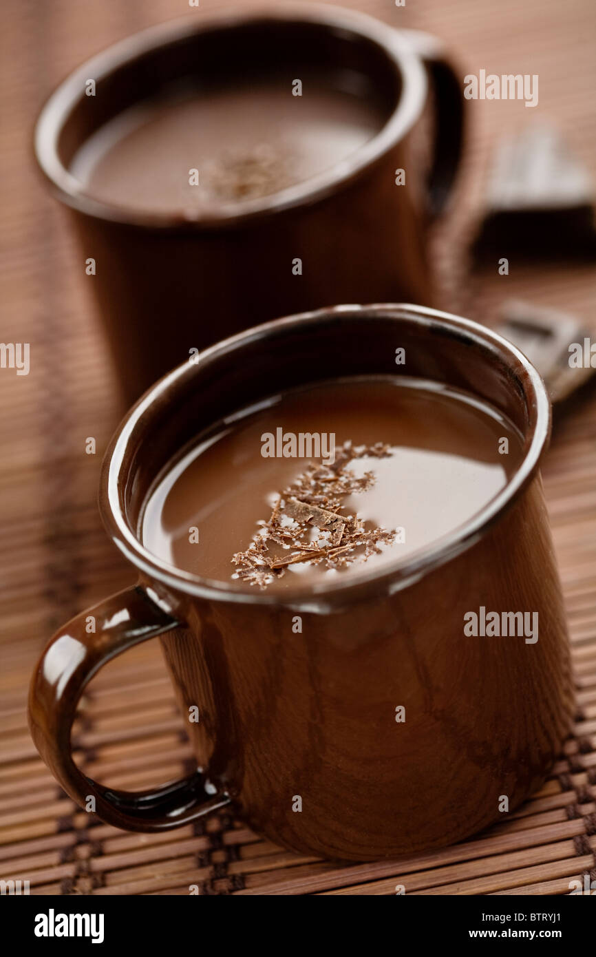 hot chocolate Stock Photo