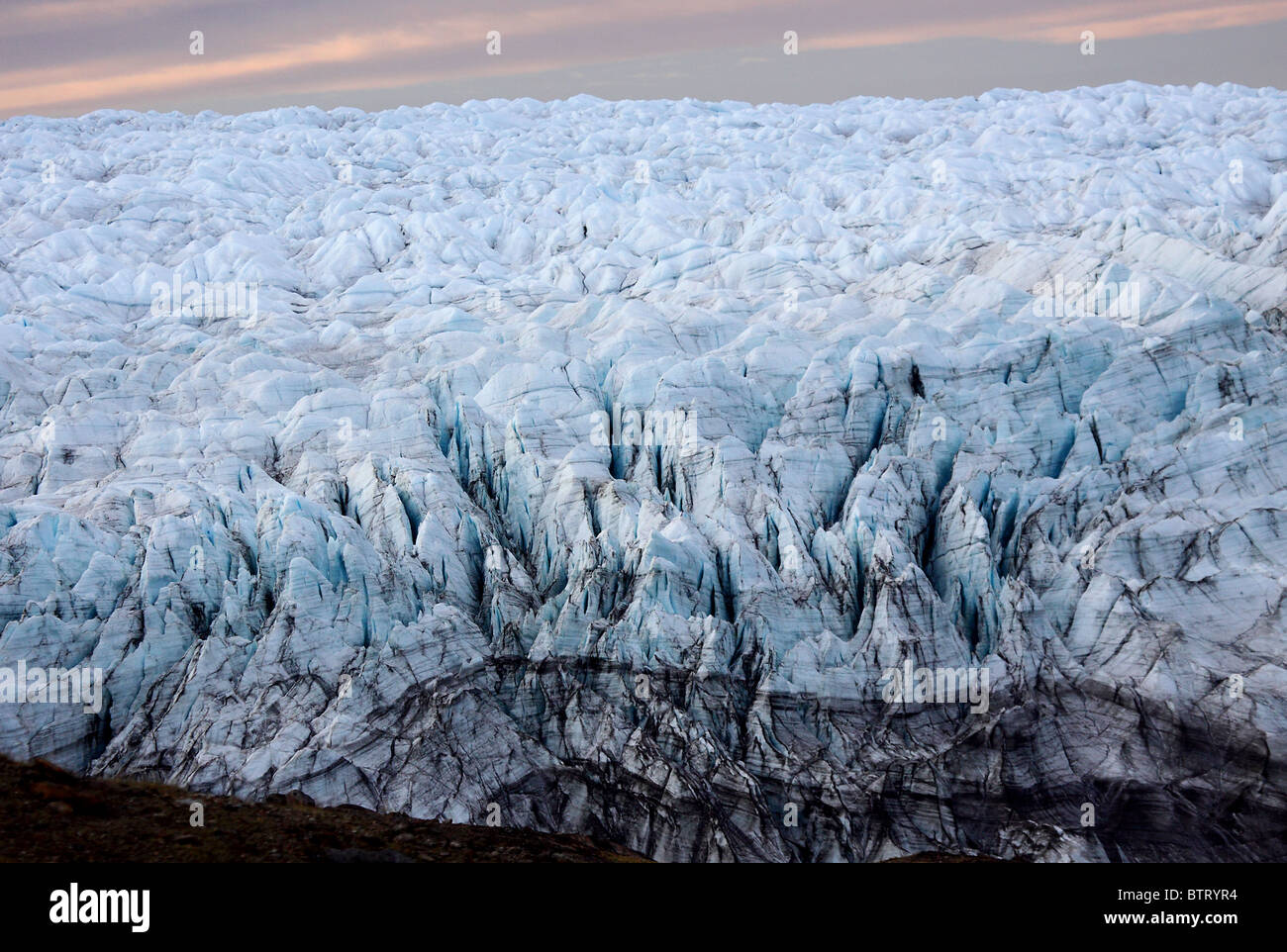 ice cap on Greenland Stock Photo Alamy