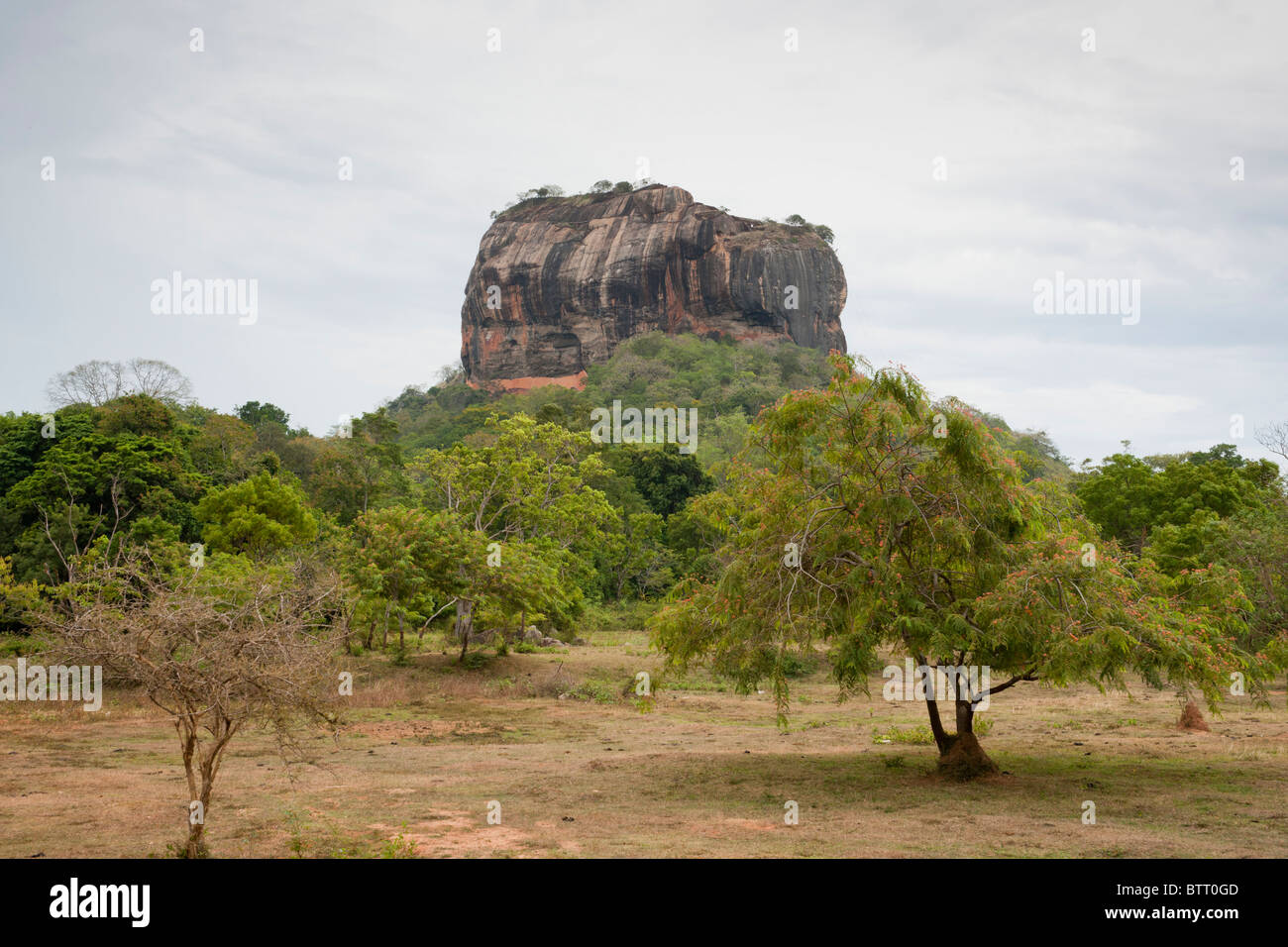 Sigiriya Rock Fortress, Sri Lanka Stock Photo
