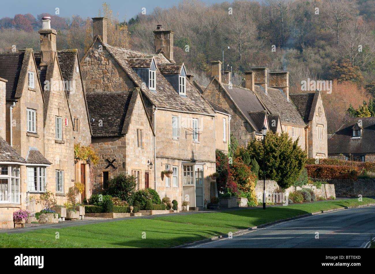 Broadway cottages, Cotswolds, Worcestershire, UK Stock Photo Alamy
