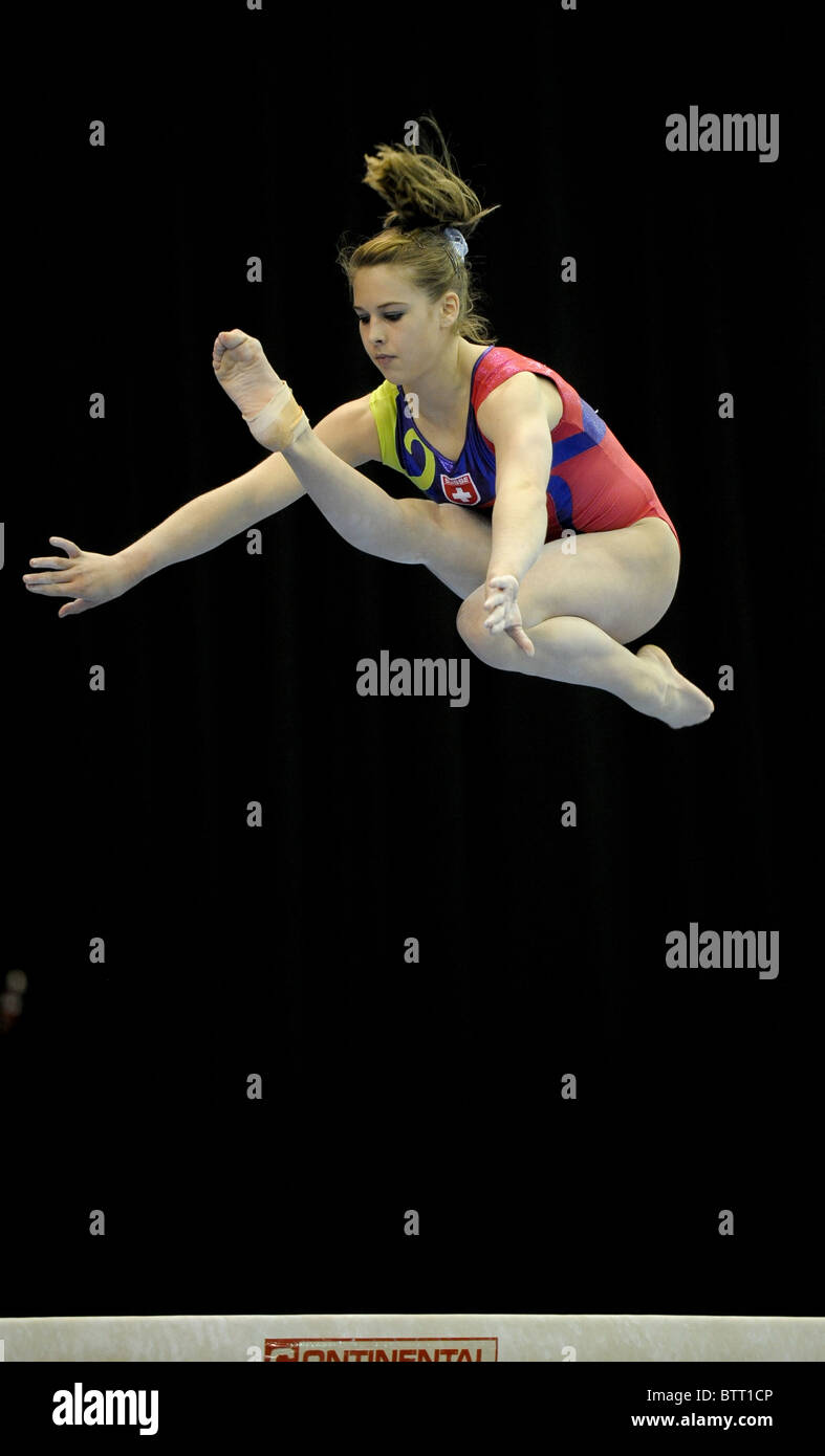 1.5.10 European Gymnastics Championships .Senior Team Finals. STEINGRUBER†Giulia Stock Photo