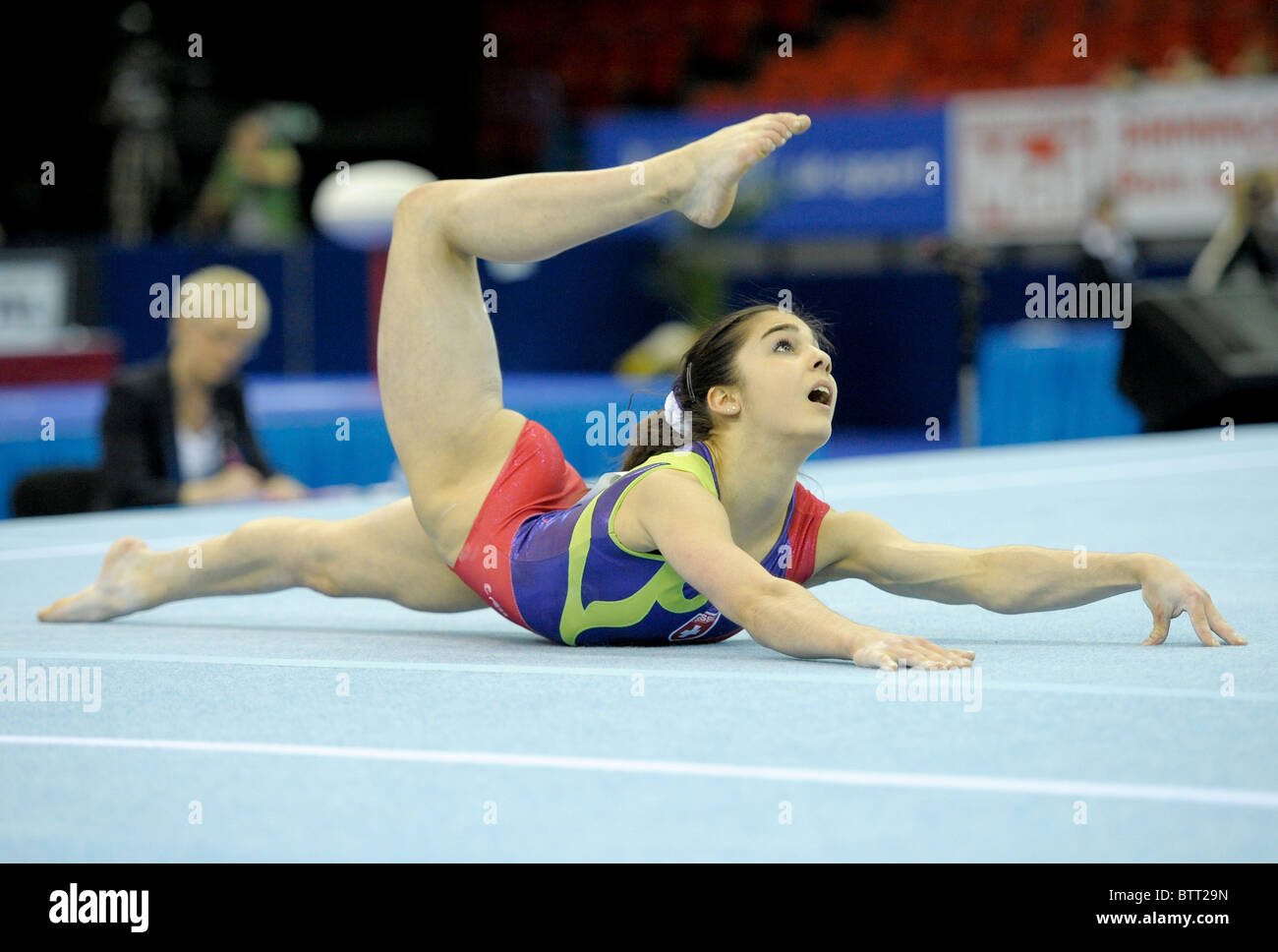 1.5.10 European Gymnastics Championships .Senior Team Finals. Stock Photo
