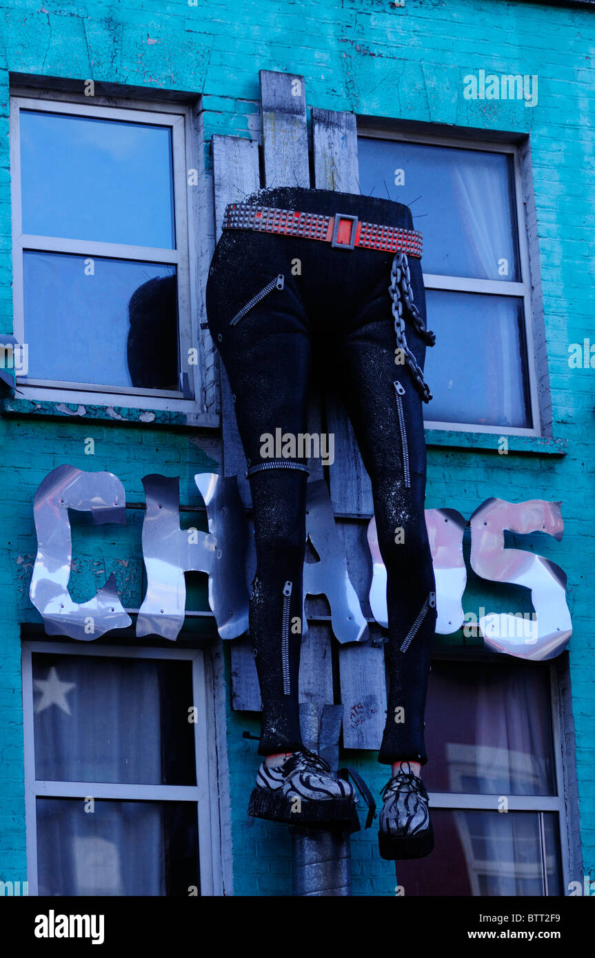 Chaos Alternative Clothing Store, Camden High Street, Camden Town, London, England, UK Stock Photo