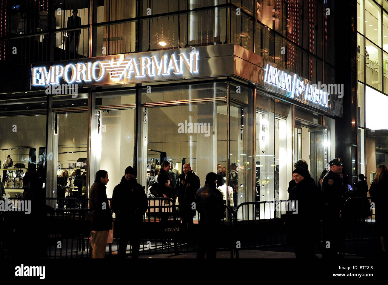 Giorgio Armani 5th Avenue Store Grand Opening Stock Photo - Alamy