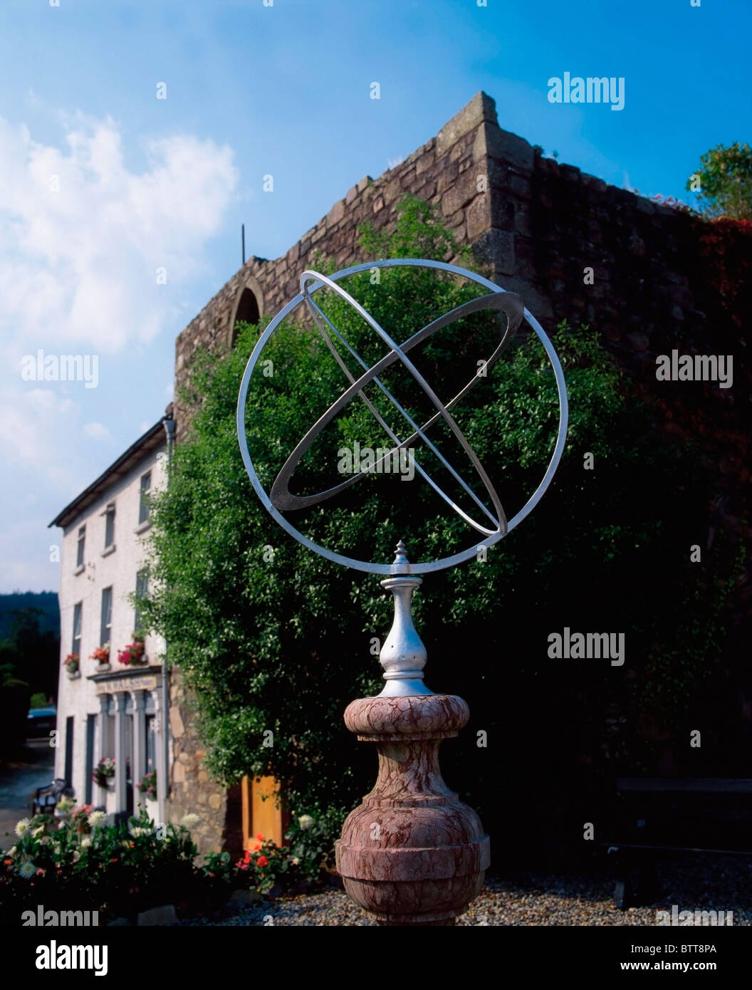 Armillary Sphere, Inistioge, County Kilkenny, Ireland Stock Photo
