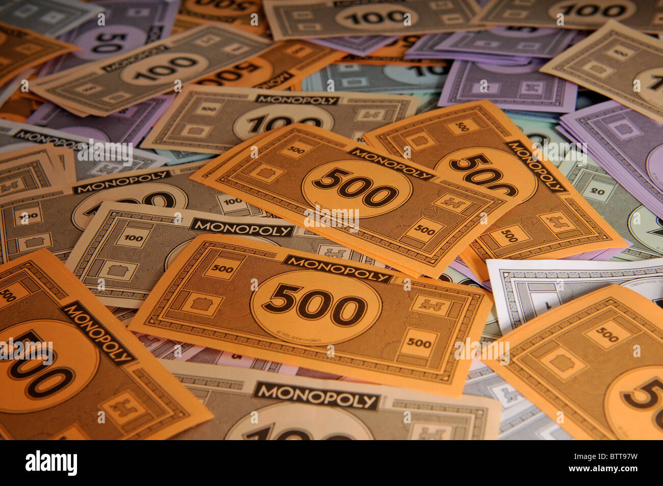 Monopoly Money Stock Photo Alamy