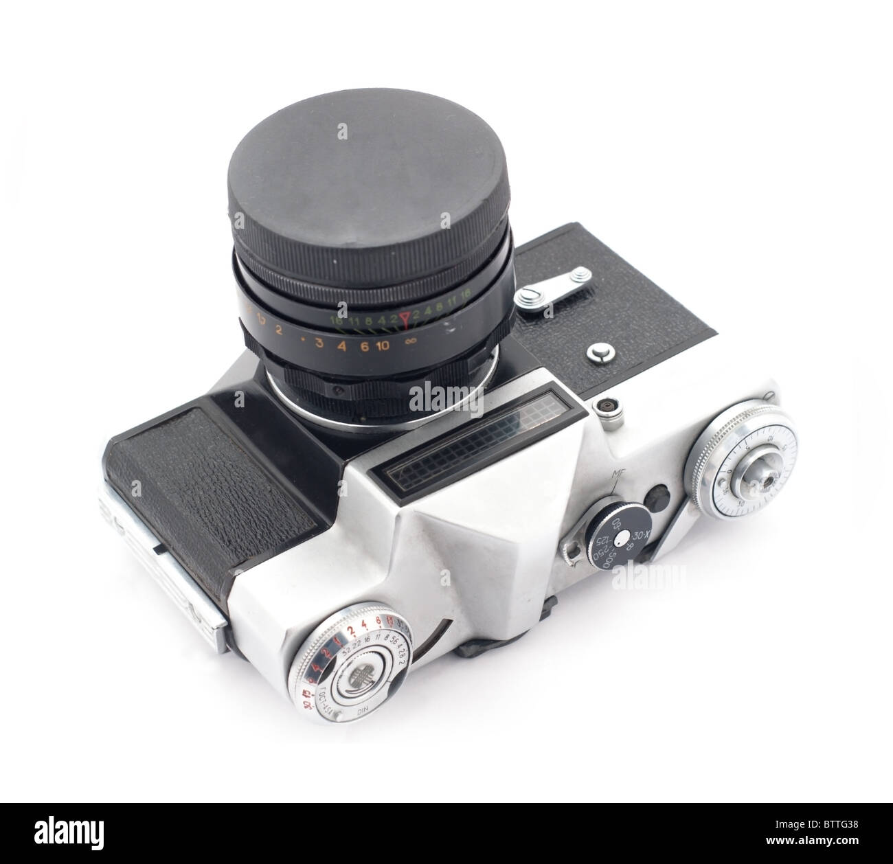 Retro camera isolated Stock Photo - Alamy