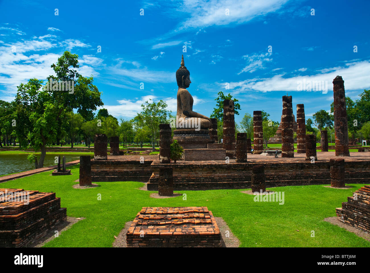 Sukhothai Historical Park Stock Photo