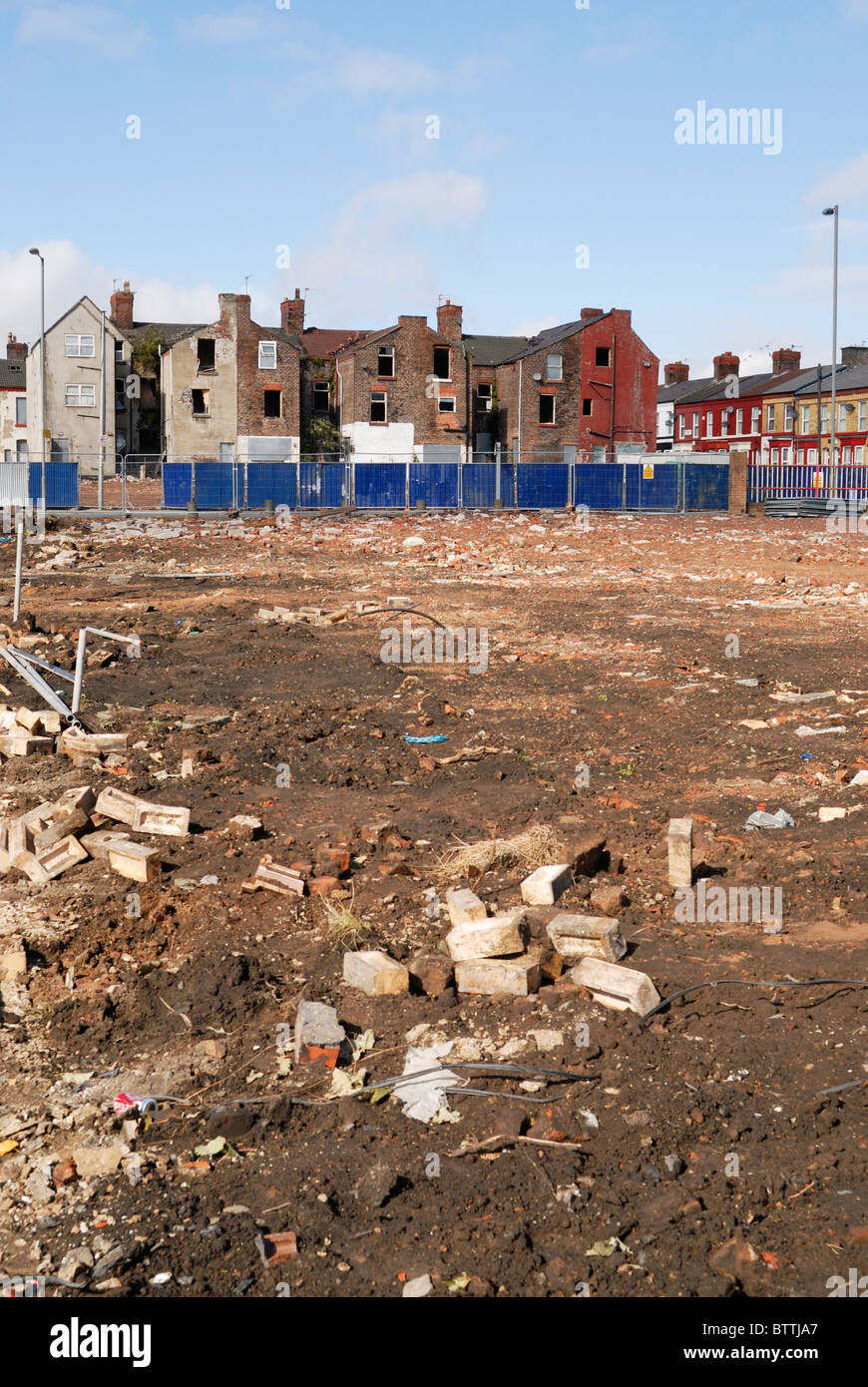 Housing clearance in the Edge Hill area of Liverpool Stock Photo Alamy