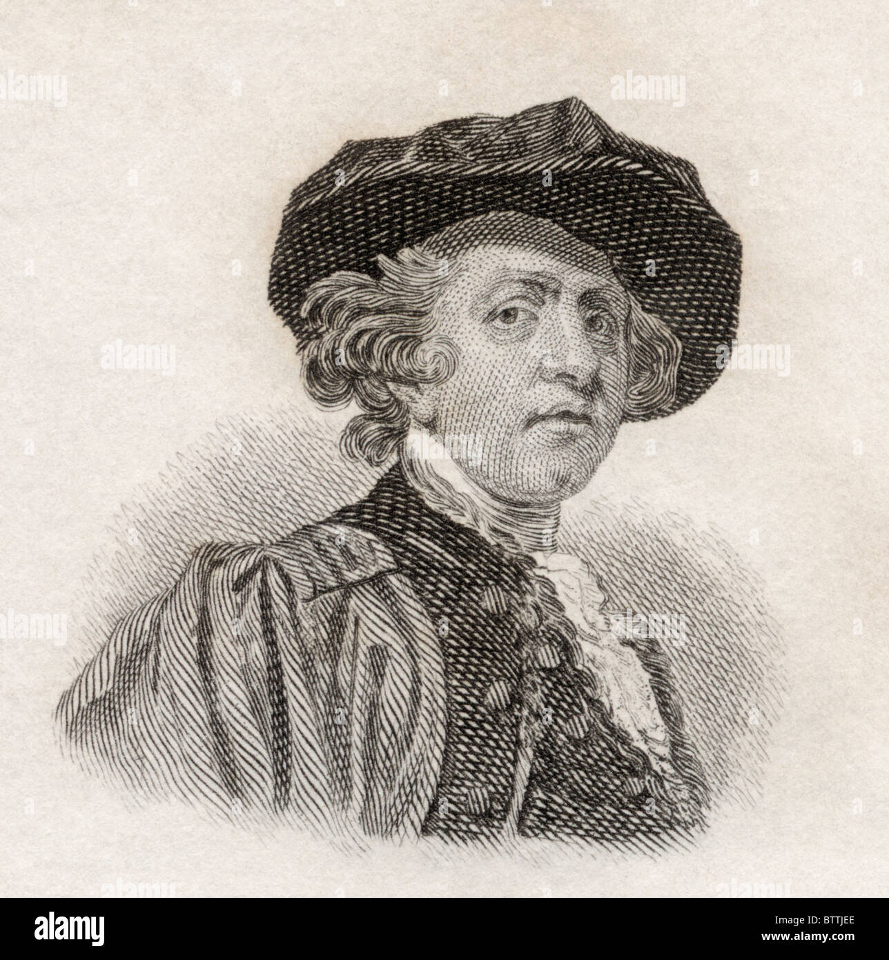 Sir Joshua Reynolds, 1723 to 1792. Influential 18th-century English ...