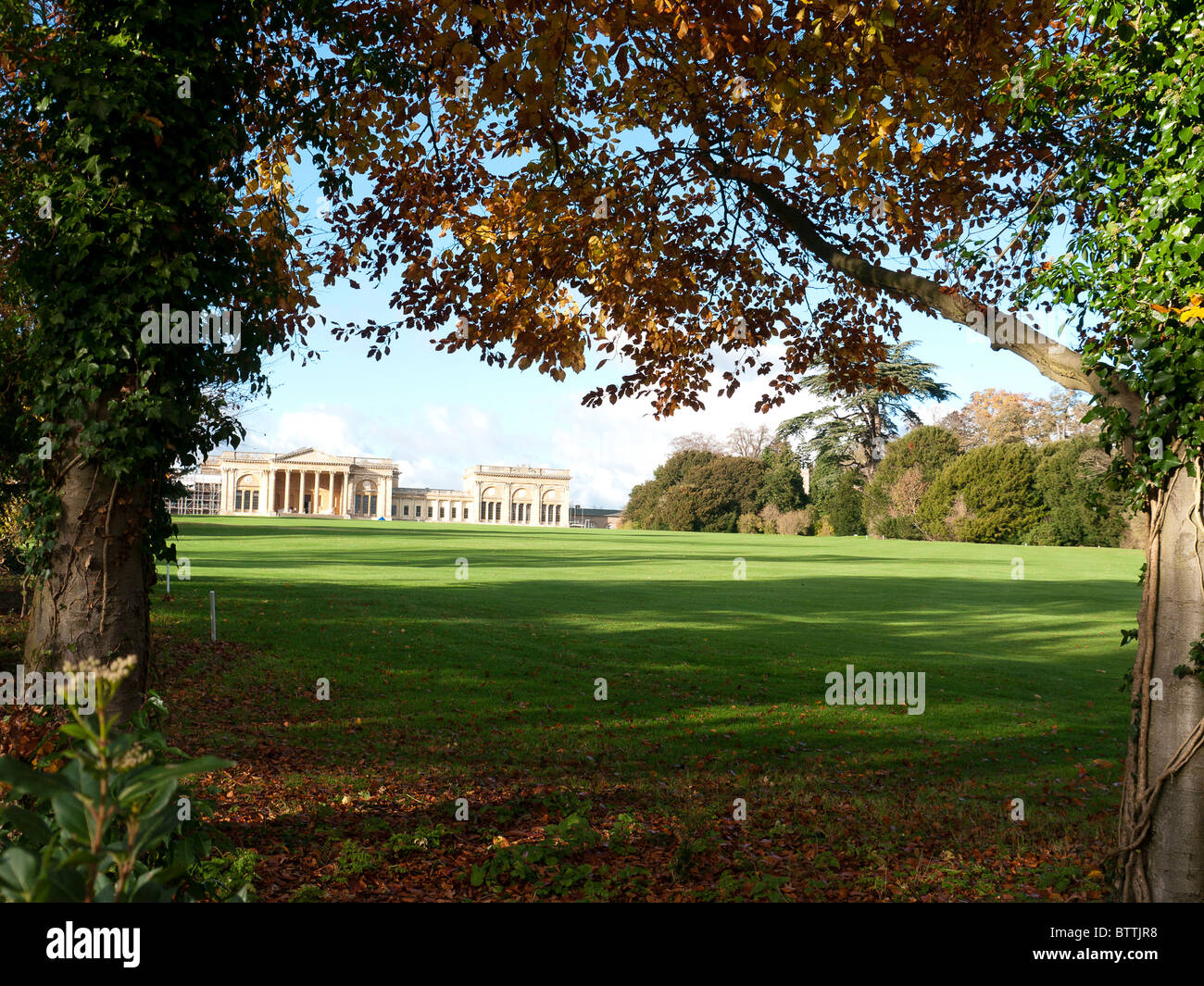 Stowe House and Mansion in Stowe Landscape Gardens, Buckingham, Bucks