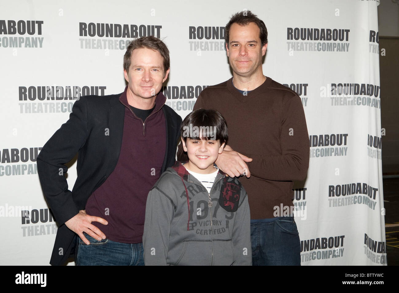 Roundabout Theatre Company's DISTRACTED Cast Photo Op Stock Photo Alamy