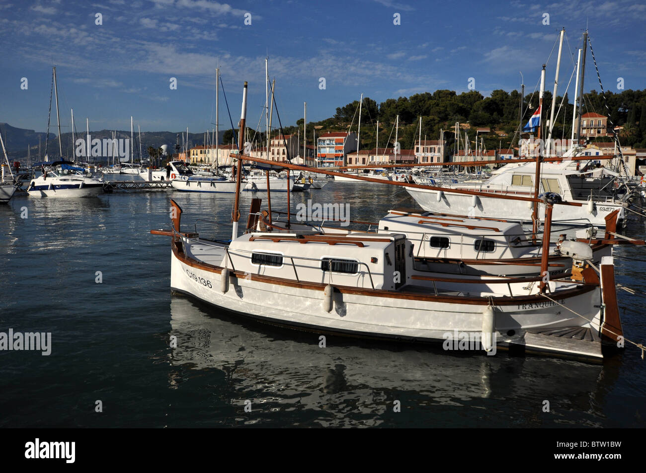 Harbour from St Mandrier, France Stock Photo - Alamy