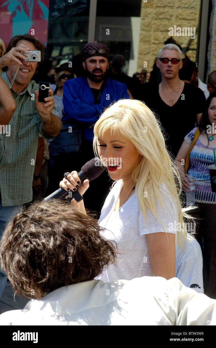 Christina Aguilera Shoots World Hunger Relief Public Service