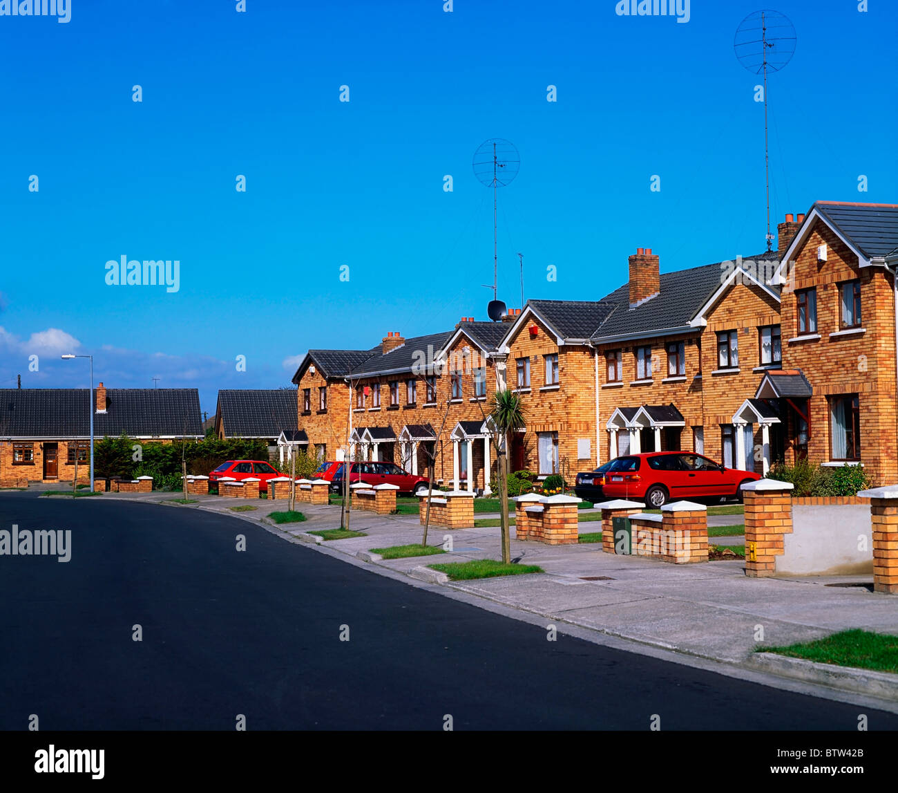 Dublin, Co Dublin, Ireland; Housing Estate Stock Photo Alamy