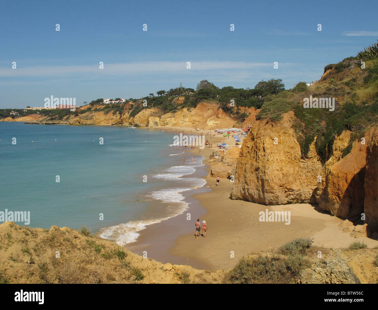 Algarve beach, Club Med, Olhos Stock Photo