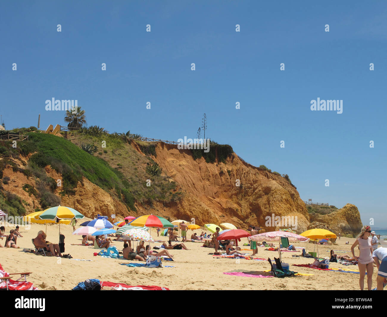 Algarve beach, Club Med, Olhos Stock Photo