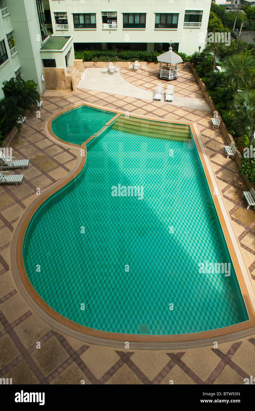 view of the pool at a condominium in Bangkok Stock Photo - Alamy