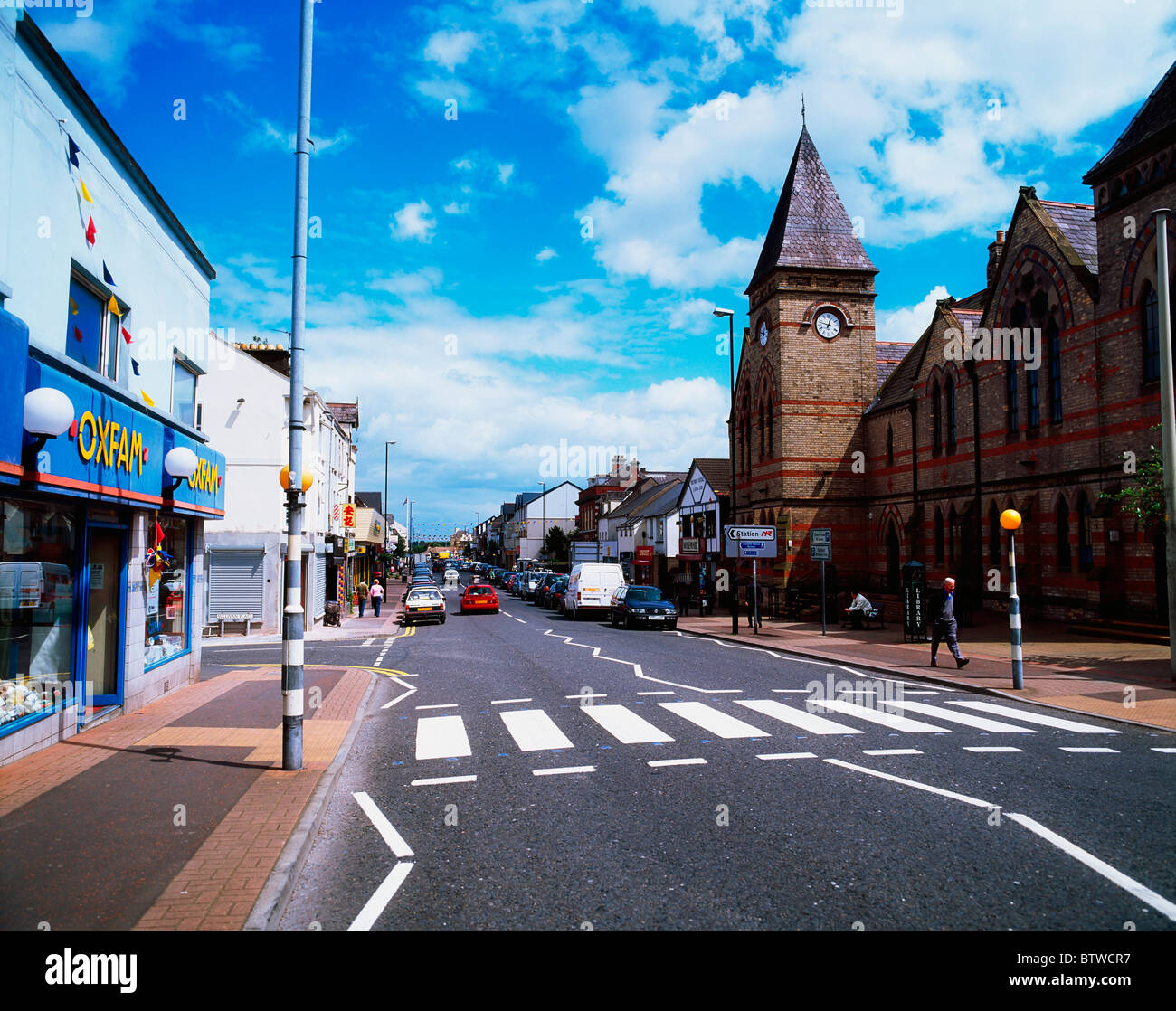 Main Street, Holywood, Co Down, Ireland Stock Photo