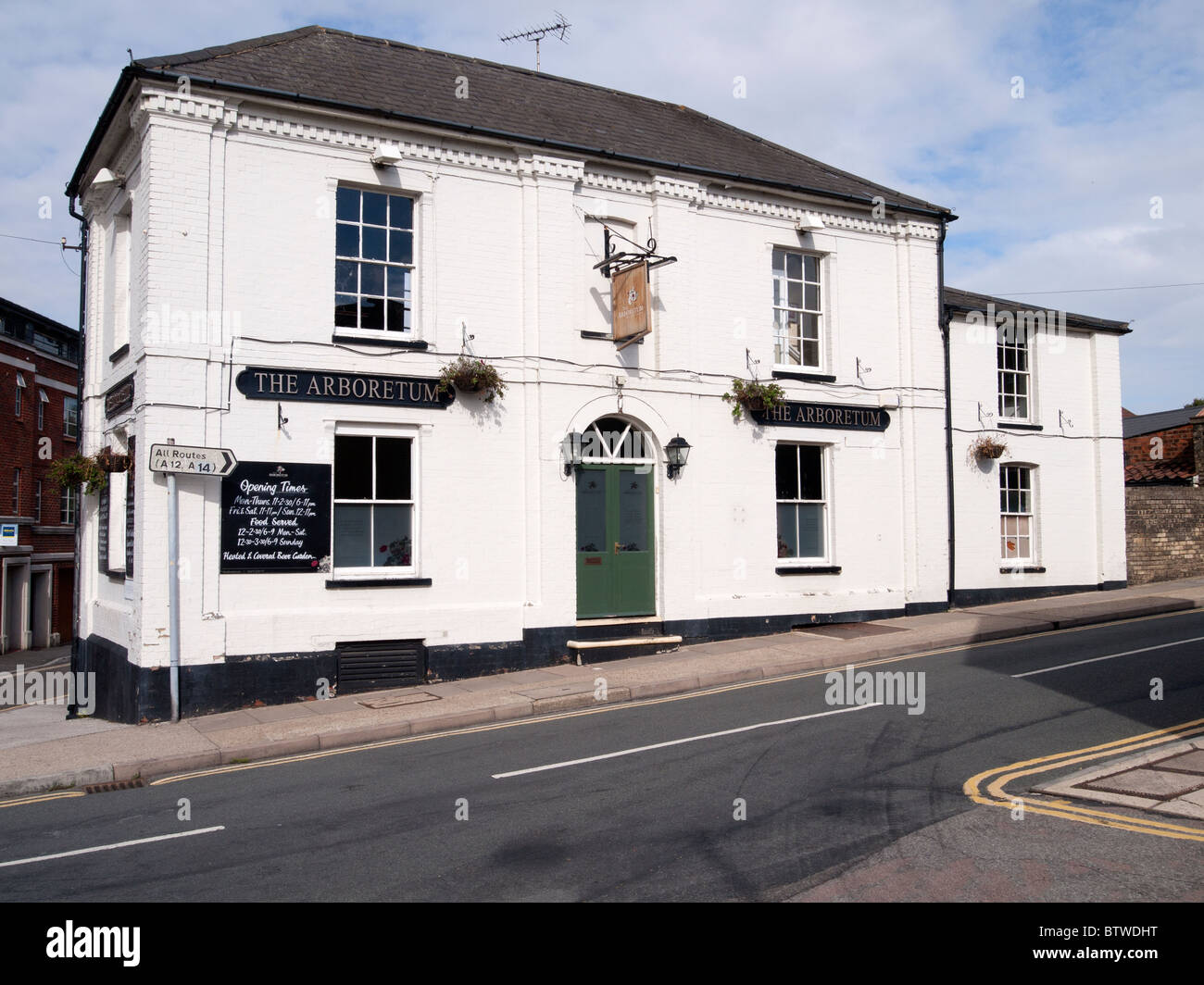 The Arboretum pub in Ipswich UK Stock Photo - Alamy