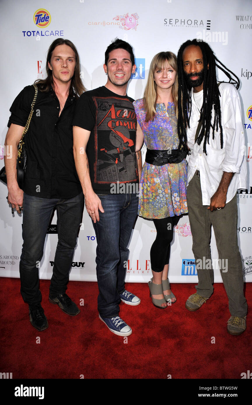 Cast of new project runway logan neitzel hi res stock photography and