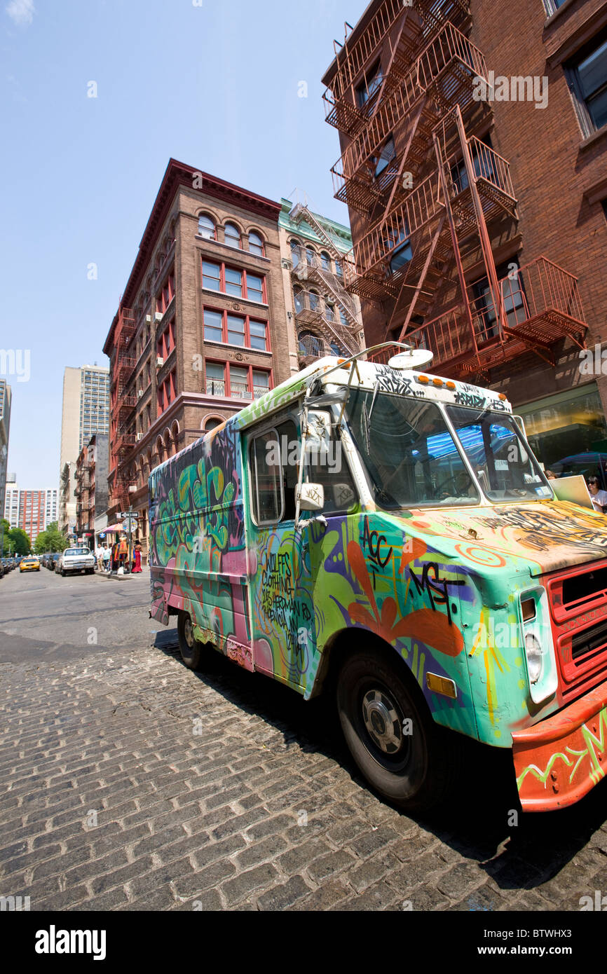 SoHo area Stock Photo