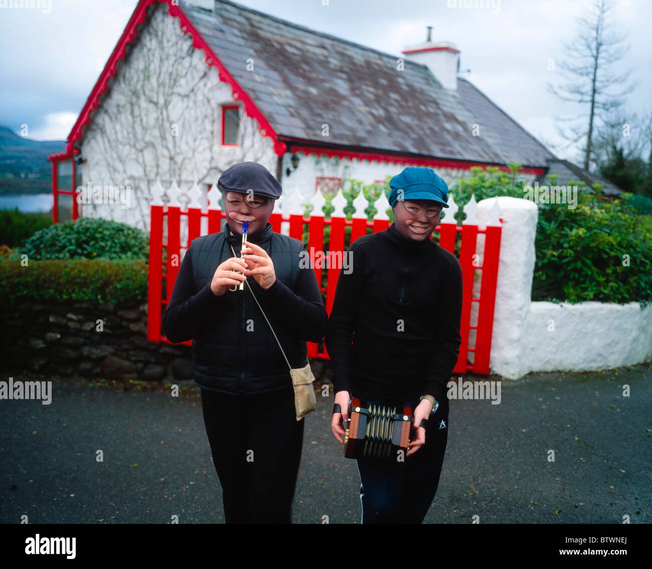 Wren Boys, Kenmare, Co Kerry, Ireland Stock Photo