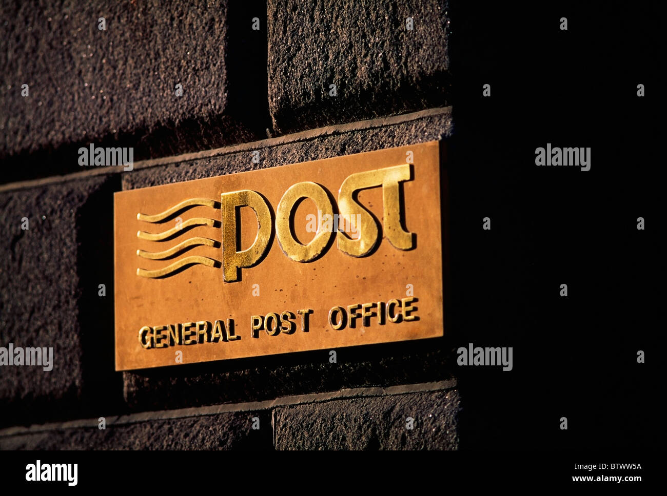 General Post Office, Dublin, Co Dublin, Ireland; Detail Of Gpo Exterior Stock Photo