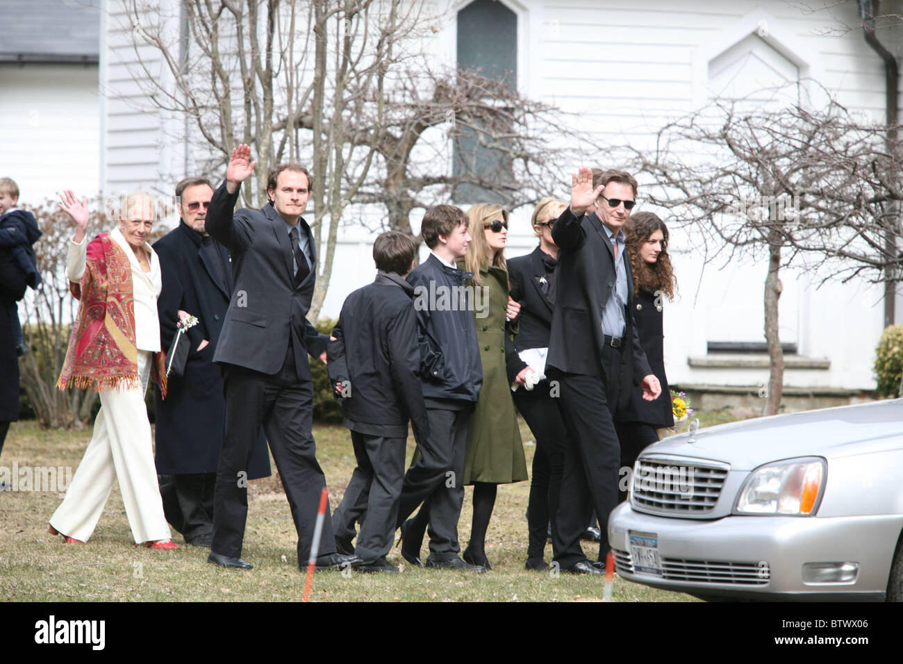 Funeral Service for Natasha Richardson Stock Photo - Alamy