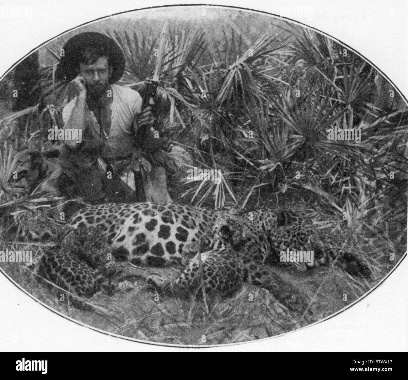 PERCY HARRISON FAWCETT (1867-1925 ?) The last photo of the British explorer who died in the Amazon rainforest in Brazil Stock Photo