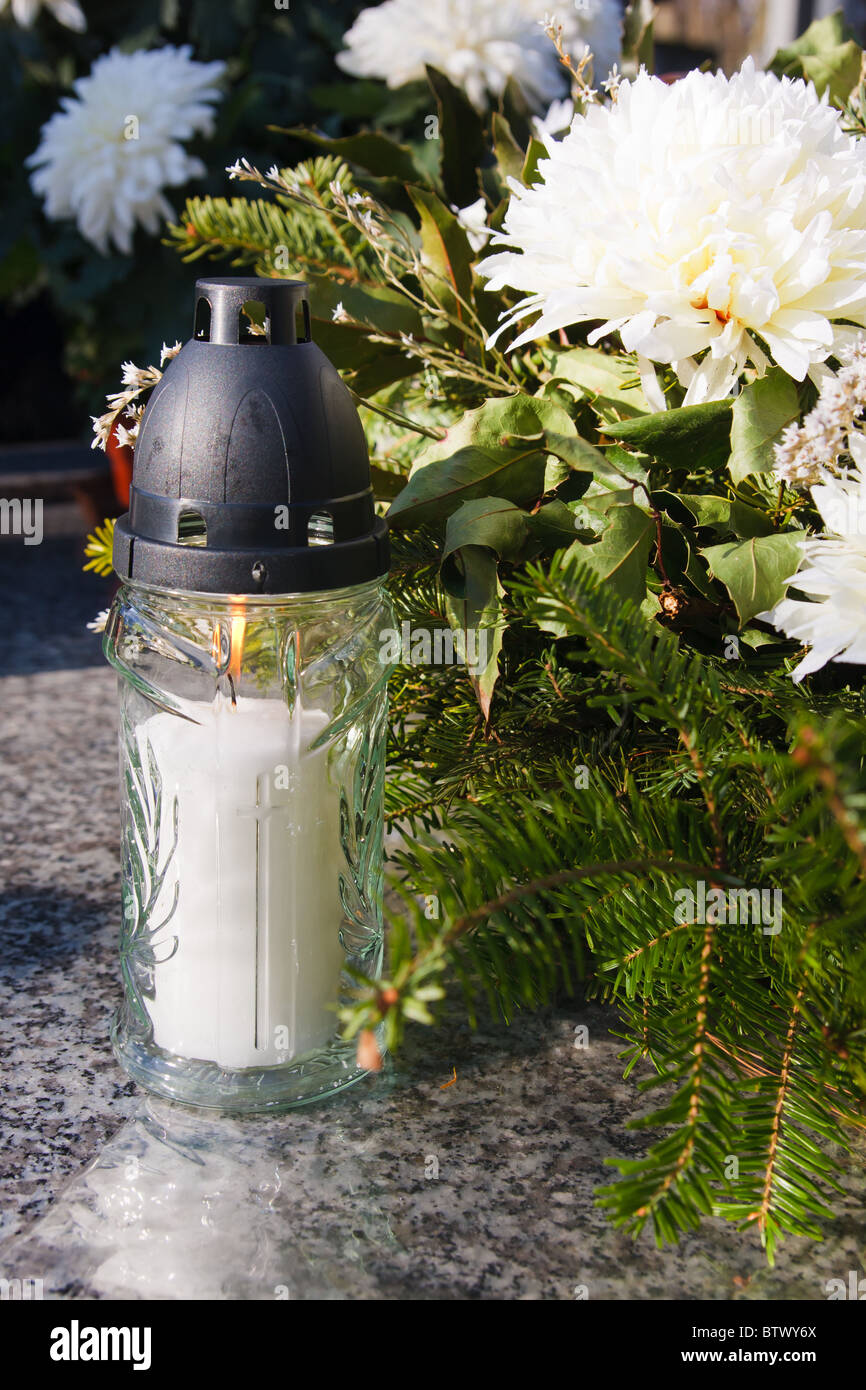 Death Flowers Candle High Resolution Stock Photography and Images Alamy