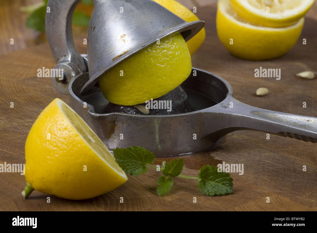 Lemon Squeezer Stock Photo Alamy
