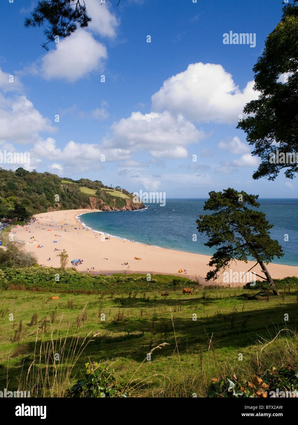 Blackpool Sands South Devon Stock Photo Alamy