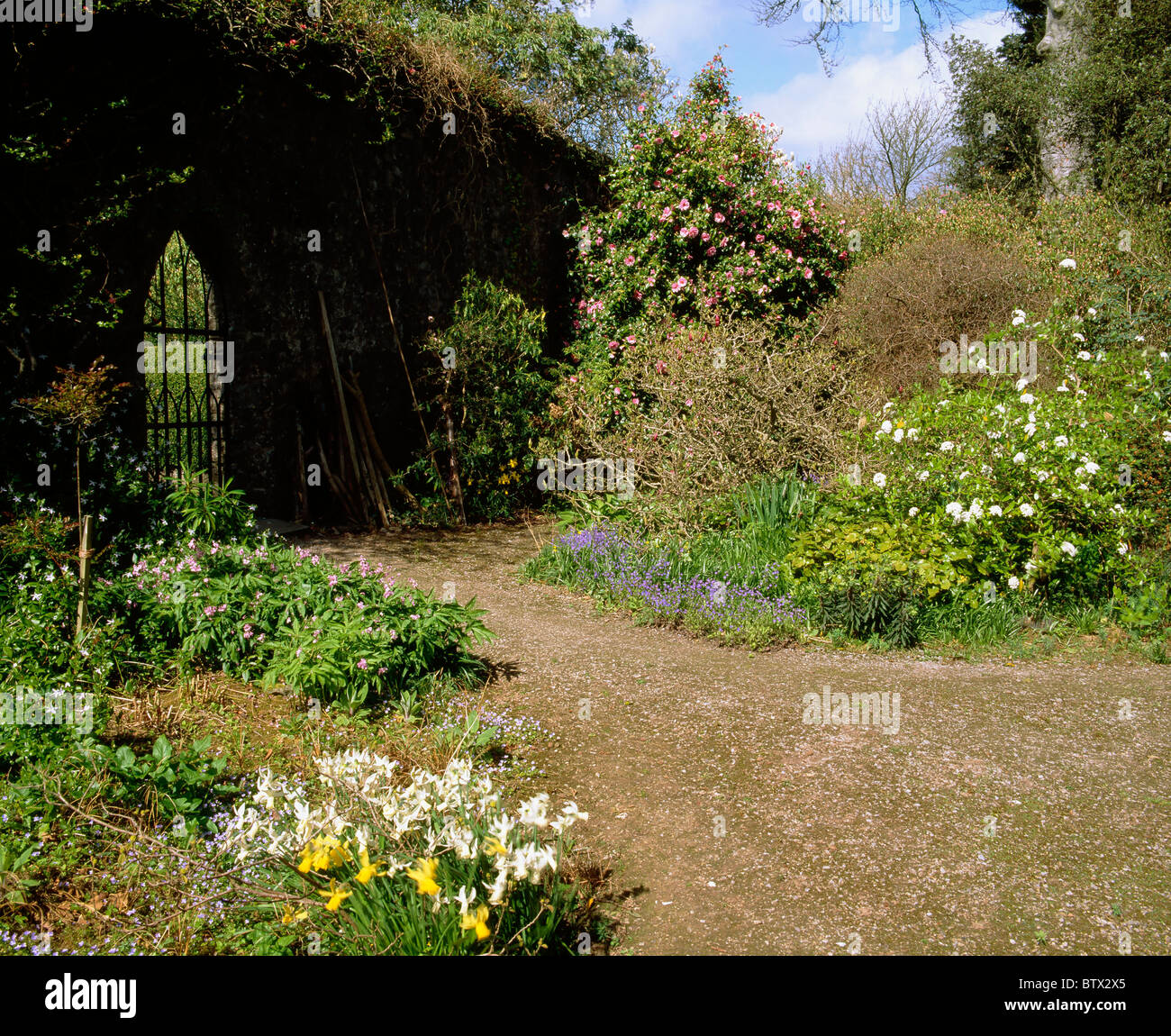 Ardsallagh House, Co Tipperary, Ireland; Gothic Gate In The Walled